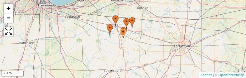 Related schools map