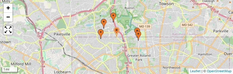 Related schools map
