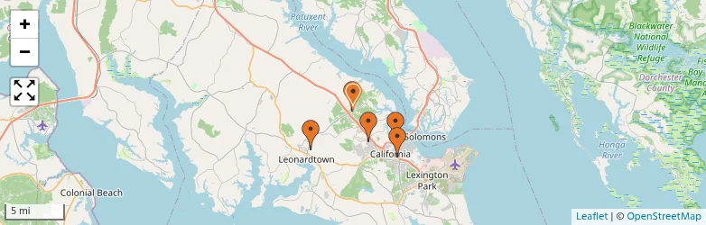 Related schools map