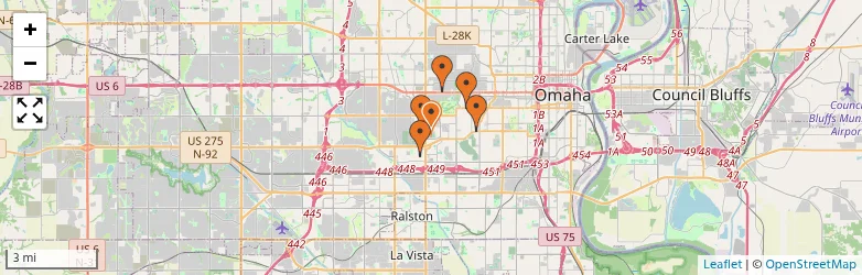 Related schools map