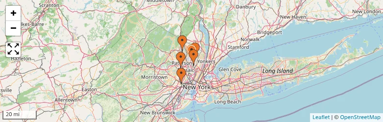 Related schools map