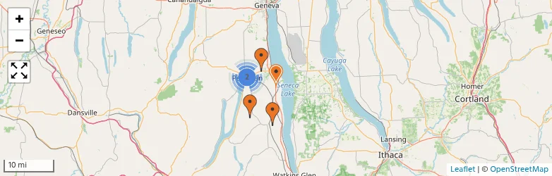 Related schools map