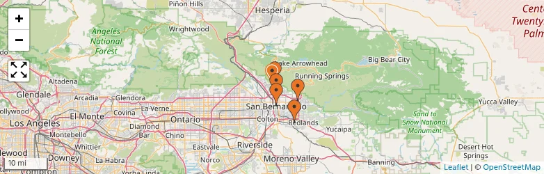 Related schools map