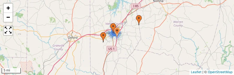 Related schools map