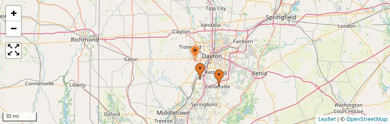 Related schools map