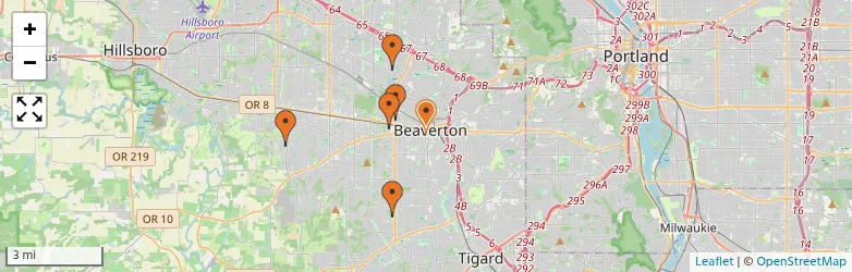 Related schools map