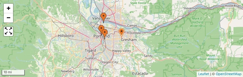 Related schools map