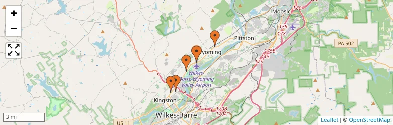 Related schools map