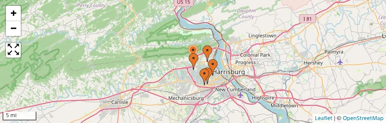 Related schools map