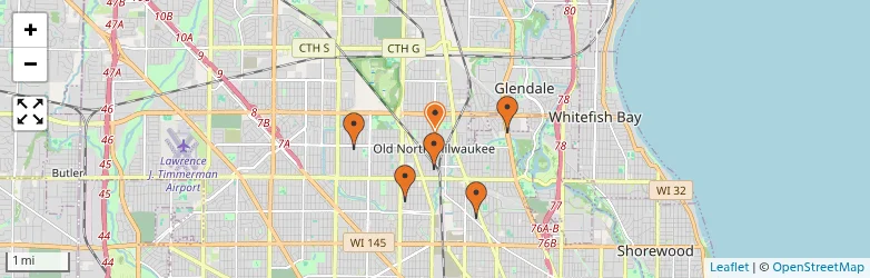 Related schools map