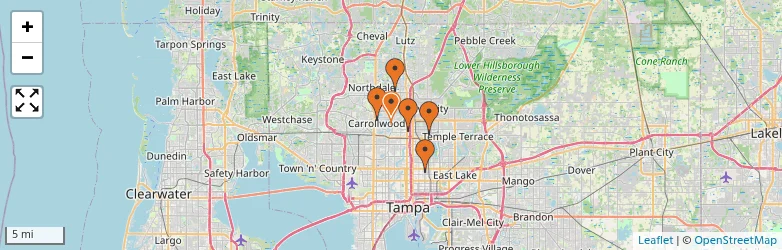 Related schools map