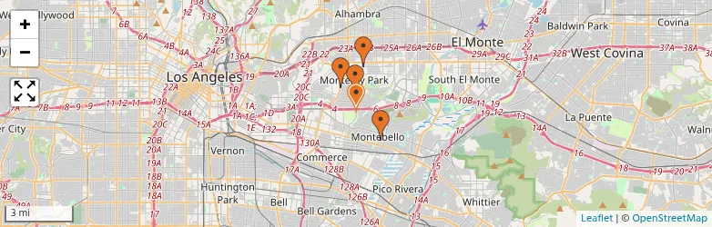 Related schools map