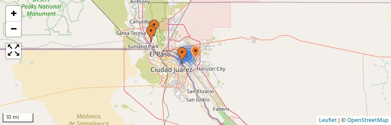 Related schools map