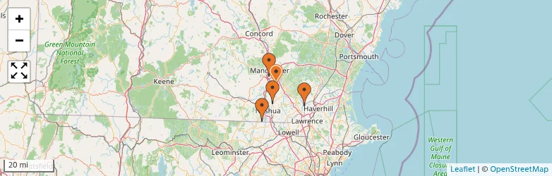 Related schools map