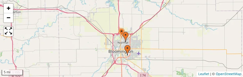 Related schools map