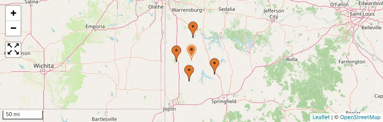 Related schools map