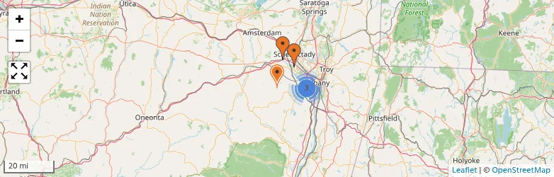 Related schools map