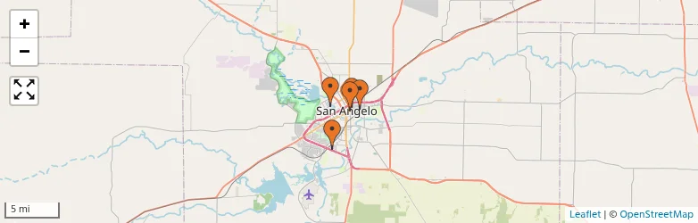 Related schools map