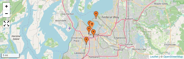 Related schools map