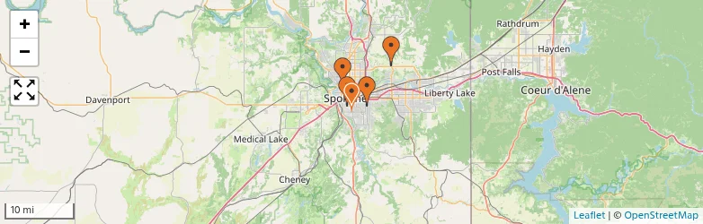 Related schools map
