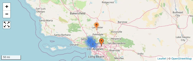 Related schools map