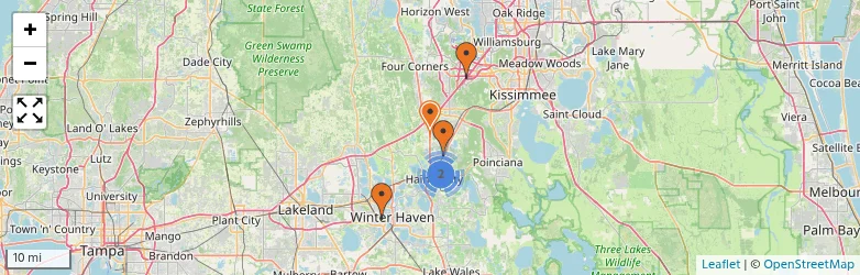 Related schools map