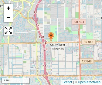 Map of Sw Ranches Christian Academy
