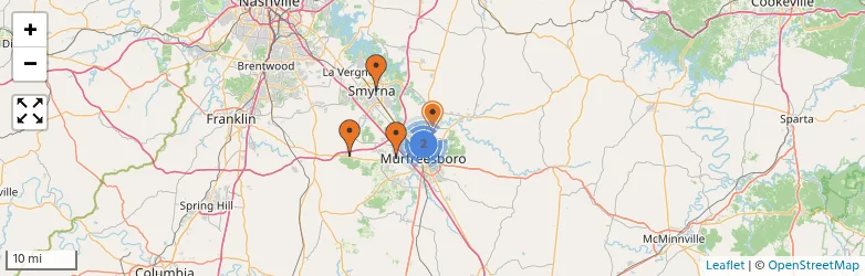 Related schools map