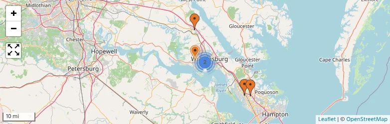 Related schools map