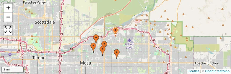 Related schools map