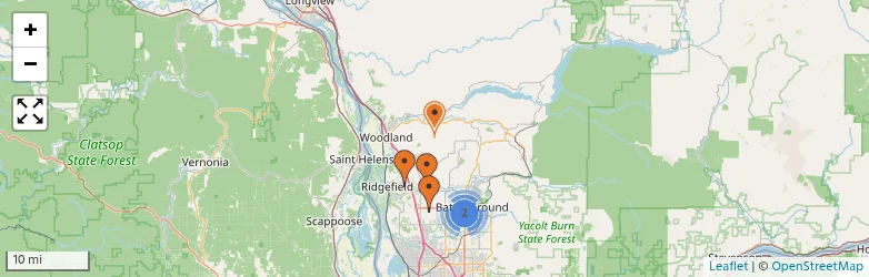 Related schools map