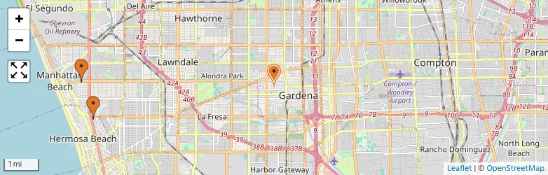 Related schools map