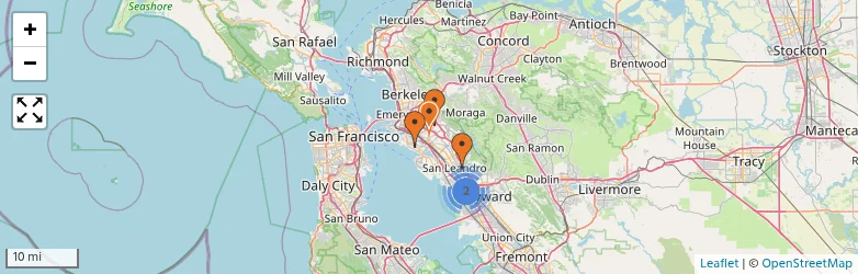 Related schools map
