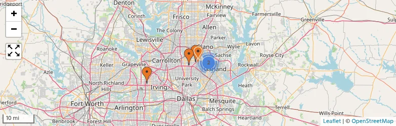 Related schools map