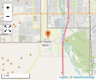Map of San Xavier Mission School