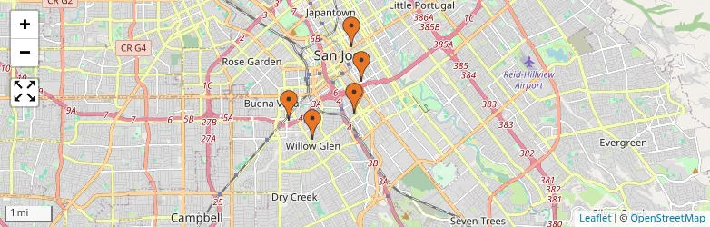 Related schools map
