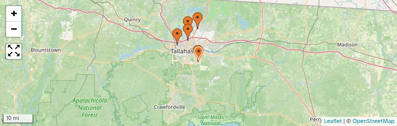 Related schools map
