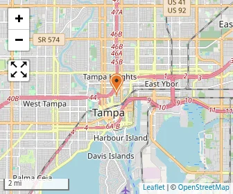 Map of St. Peter Claver Catholic School