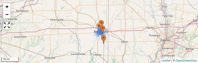 Related schools map