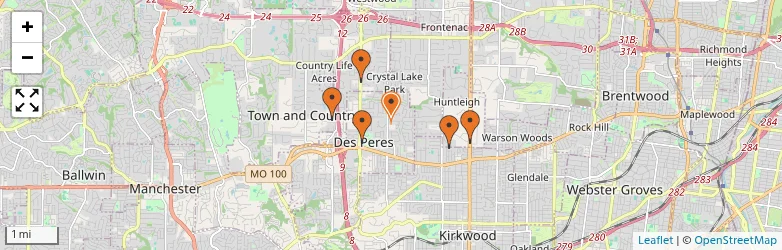 Related schools map