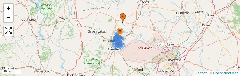 Related schools map