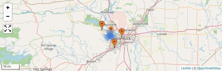 Related schools map