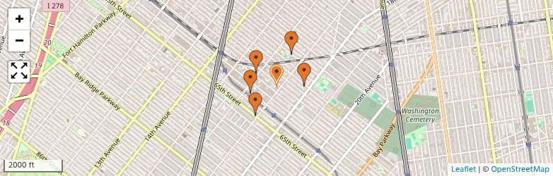 Related schools map