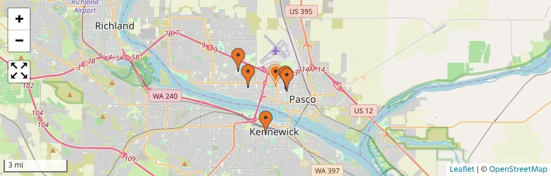 Related schools map