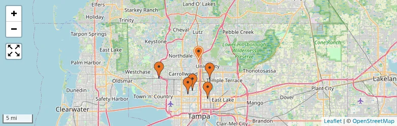 Related schools map