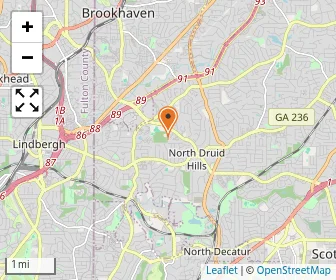 Map of Yeshiva Ohr Yisrael Of Atlanta
