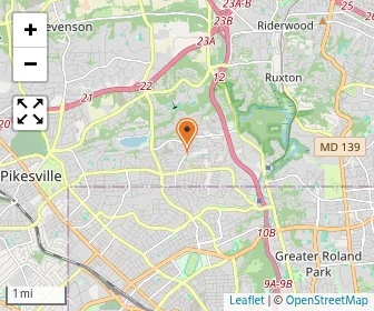 Map of Bais Hamedrash & Mesivta Of Baltimore
