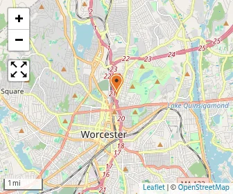 Map of Nativity School Of Worcester