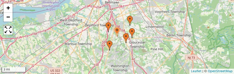 Related schools map