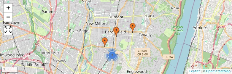 Related schools map